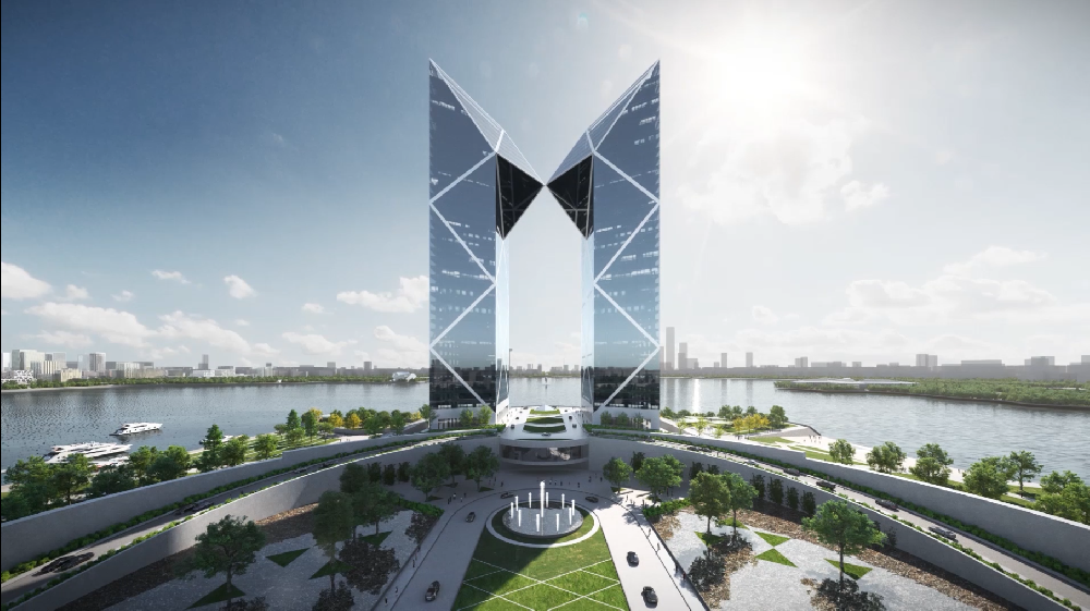 中国银行灯光亮化